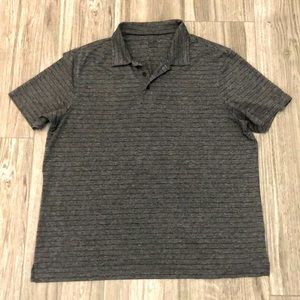 Champion Men’s Duo Dry Golf Polo Shirt, Gray Stripe, XXL, Like New